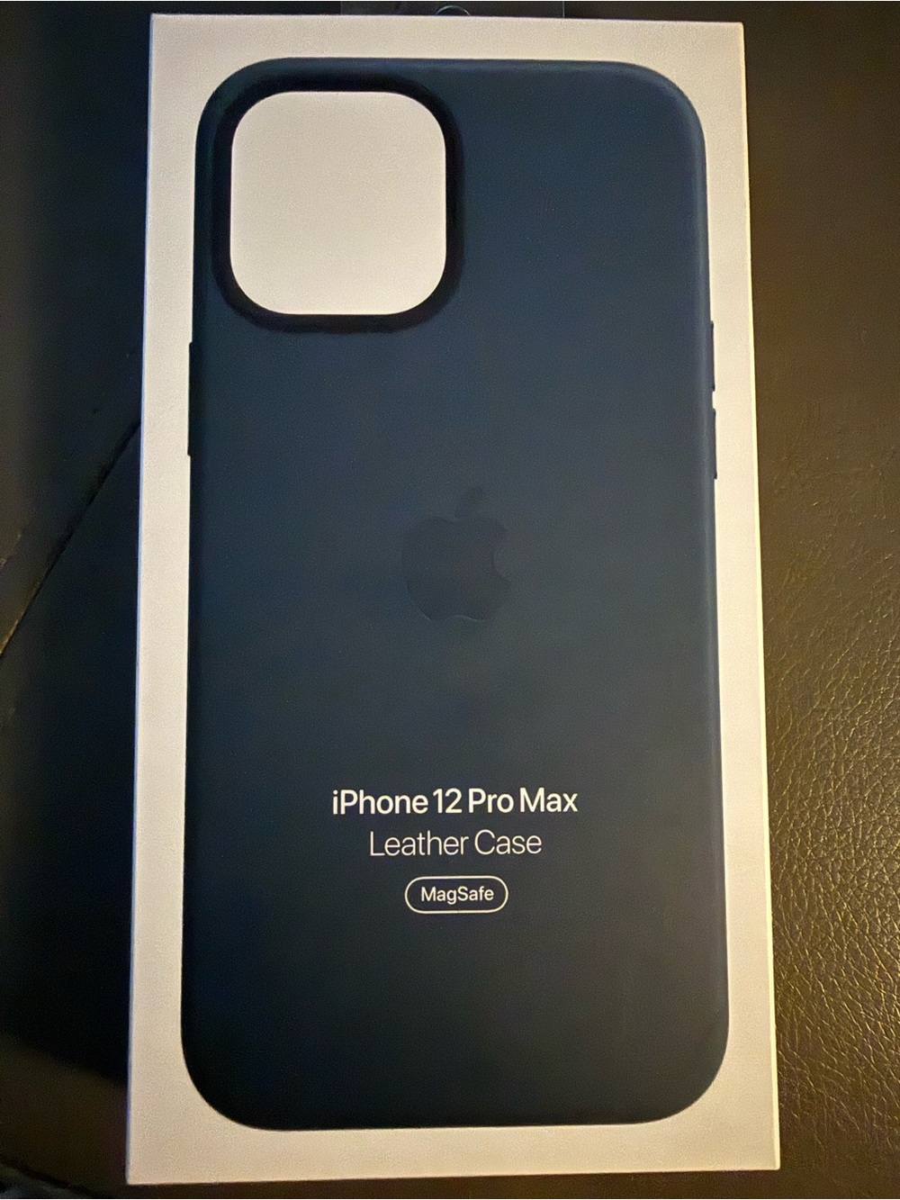 Apple iPhone 12 Pro Max Leather Case Baltic Blue NWT MagSafe phone‎ case